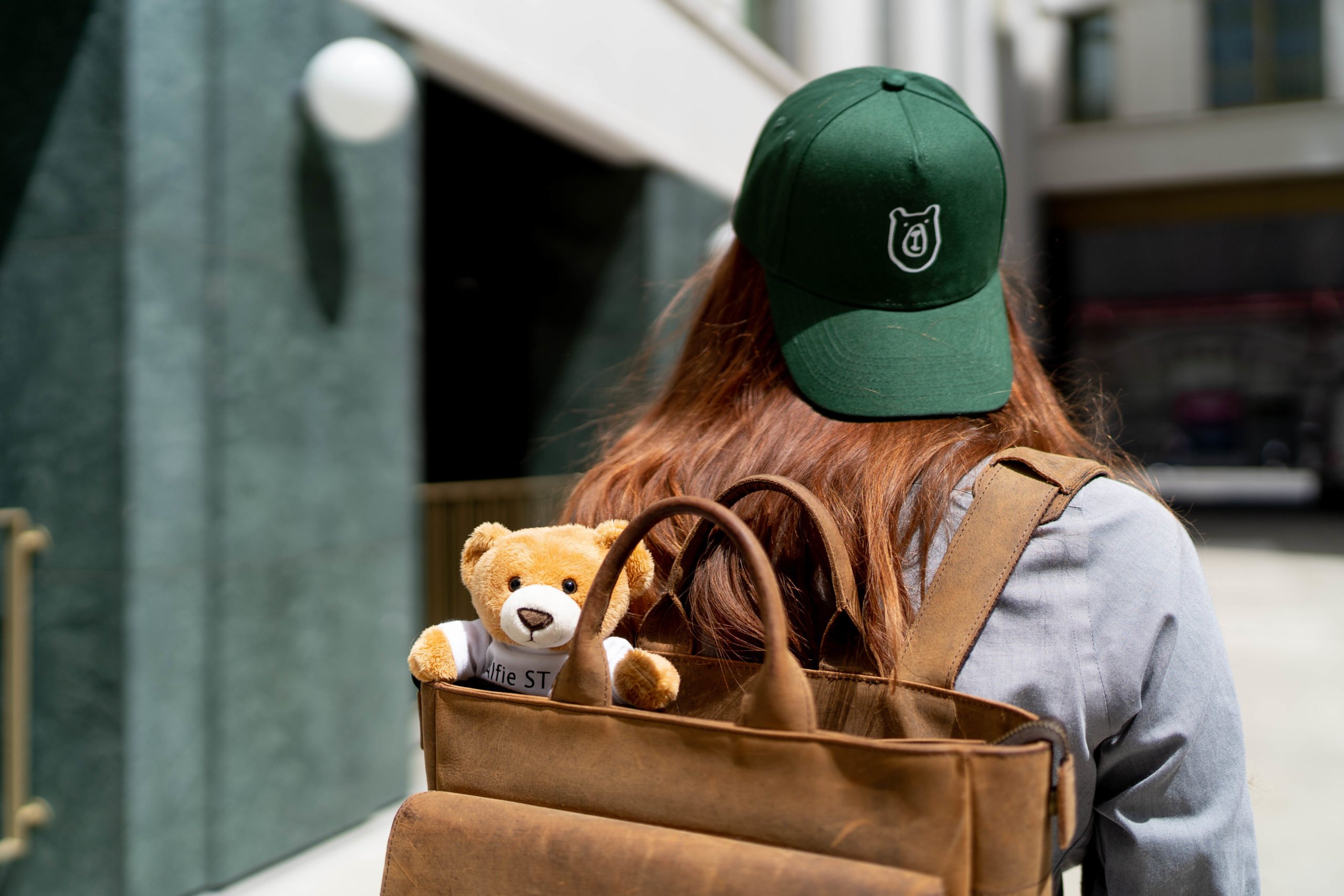 Teddy bear on vacation