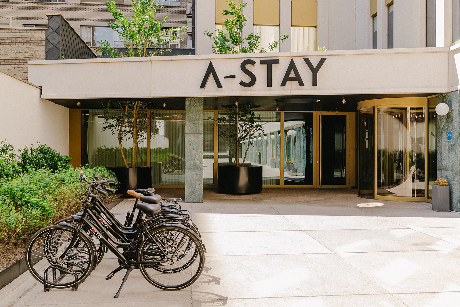 A-STAY Antwerp hotel entrance